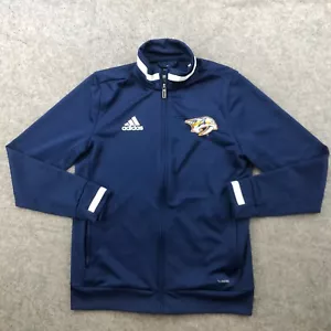 Nashville Predators Jacket Boys Large Blue Graphic Windbreaker Full Zip YOUTH* - Picture 1 of 15