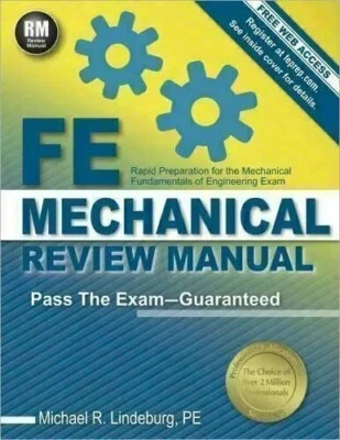 PPI FE Mechanical Review Manual, New Edition by Michael R. Lindeburg - Image 1 of 4