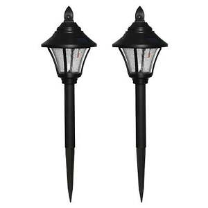 Mainstays Solar Powered Motion Activated LED Path Light, 100 Lumens, (2 Count)