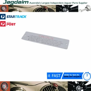 New Jaguar XK 120 Caution Plate Heater ID0005 - Picture 1 of 1