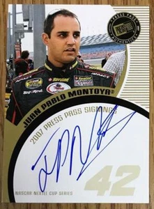 JUAN PABLO MONTOYA - 2007 Press Pass Firmas Oro - Autógrafo - S/N 06/50 - Imagen 1 de 1