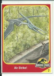 Vintage Jurassic Park Trading Collector Card # 7 Pteranodon Kenner - Bild 1 von 2