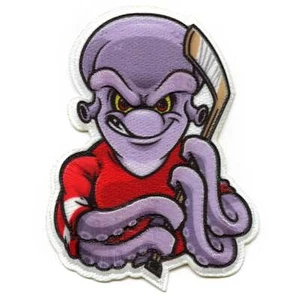 Detroit Michigan Octopus FotoPatch Mascot Hockey Parody Embroidered Iron On - Picture 1 of 2