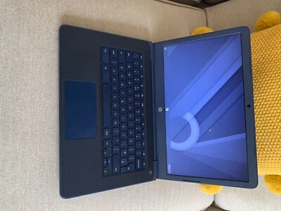 HP Chromebook 14-db0003na 14 inch (32GB, AMD A4 Dual-Core, 2.2GHz, 4GB)... - Image 1 of 4