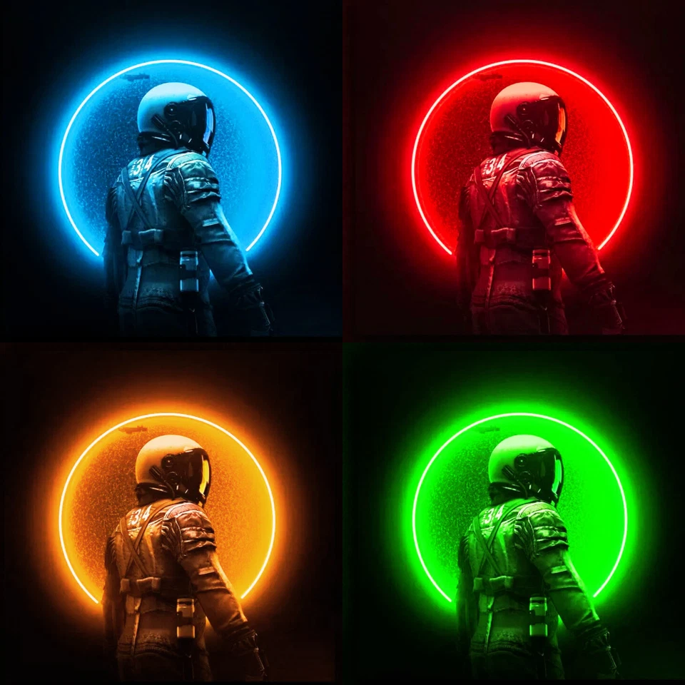 Astronaut Neon Sign UV Printing Acrylic Sign for Bedroom Wall Decor Gift for him - Image 1 of 1