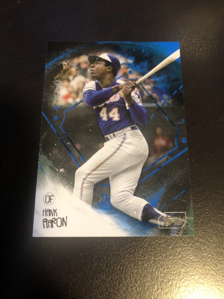 2024 Topps Update Hank Aaron All-Class Blue Parallel Insert #AC-5 Braves - Image 1 of 1