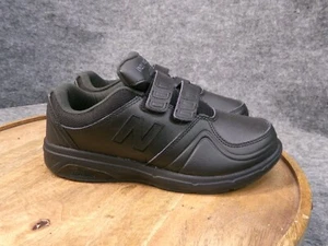 New Balance 813 Womens Black Leather Hook & Loop Comfort Shoes Size 6 D WW813HBK - Picture 1 of 12
