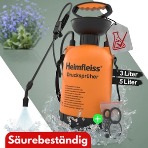 Pulvérisateur à pression résistant aux acides 3-5 litres mauvaises herbes-poison-seringue-jardin pompe-bouteille pulvérisateur - Photo 1/17