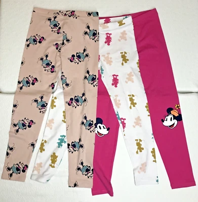Lote de 3 Leggings Disney Niñas XL (12) Minnie Mickey Mouse Amazon Essentials Prendedor Foto 1 de 4