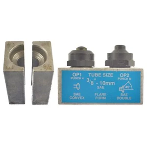 Herramienta de llamarada de llamarada de tubería de freno SAE de 3/8" punzón y troquel simple / doble FL05 - Imagen 1 de 2