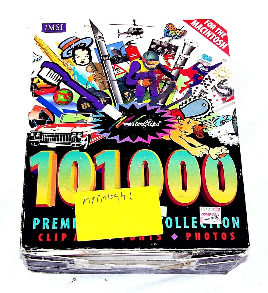 MasterClips 101,000 Premium Image Collection- Clip Art, Photos, Fonts w/14 CD's - Image 1 of 4