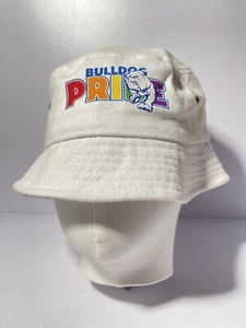Western Bulldogs Pride White Bucket Hat Football Footscray LGBTQIA T14 - Picture 1 of 3