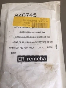 ANILLO DE SELLADO REMEHA S46745 QUEMADOR W40 60 ECO BRANDERDEEK 40 KW NUEVO - Imagen 1 de 1