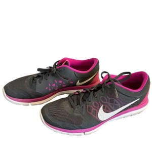 Nike Flex Run Damen schwarz magenta pink Laufschuhe Größe 9,5 - Bild 1 von 7