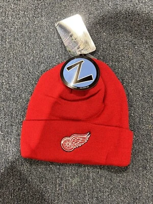 Gorro Detroit Red Wings NHL NUEVO CON ETIQUETAS Auténtico Toque Tejido Sombrero Zephyr Foto 1 de 2
