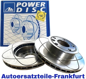 2 STÜCK ATE POWER DISC BREMSSCHEIBEN VW TRANSPORTER T4 Ø280 Belüftet VORNE - Bild 1 von 5