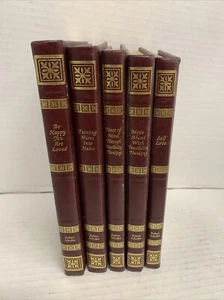 Robert H. Schuller Book Set My Journey Book Set of 5 Hardcover Bonded Leather - Picture 1 of 9