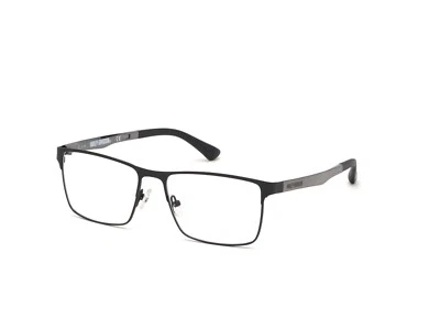 HARLEY-DAVIDSON Harley Davidson HD0795 Matte Black 002 Metal Optical Eyeglasses Frame 54-16-145