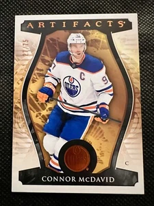 2023-24 UD Upper Deck Artifacts #101 Connor McDavid Autumn Parallel Card #/75 - Picture 1 of 5