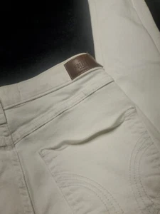 Hollister Jeans 3R 26x30 High Rise Super Skinny Stretch Distressed cream Wash - Picture 1 of 7