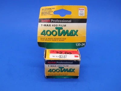 Kodak 400 TMAX Professional 400 35mm Exposure Black & White Film NOS EXP - 2005 - Image 1 of 4