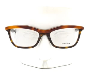 Prada Eyeglasses Glasses VPR 17P MA4-1O1 Light & Dark Brown Tortoise 52-18-140 - Picture 1 of 7