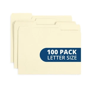 Manilla Cartelle File 8,5 x 11, 1/3 Taglio Tab, Formato Lettera Cartelle Vaniglia, Grea... - Foto 1 di 6