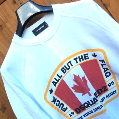 DSQUARED2 'All but the flag' Sweatshirt  RRP £285   | XL |  Made in Italy - Image 1 of 4