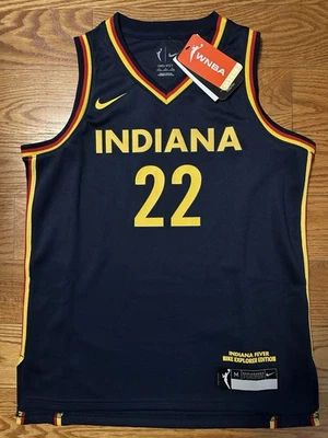NWT! Youth Nike Indiana Fever Caitlin Clark 2024 Draft Explorer Edition Jersey M - Image 1 of 4