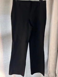 Quince Black Ultra-Stretch Ponte Bootcut Pant NWT size Large petite - Picture 1 of 6