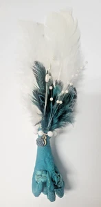 Dekorierter Hühnerfuß mit Stein Unikat Wohndeko Gesprächsstück - Bild 1 von 6