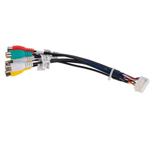 Car 1x 12Pin AV RCA Wire Harness Fit For Pioneer AVH241EX DMH130BT DMH240EX - Picture 1 of 5