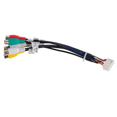 Car 1x 12Pin AV RCA Wire Harness Fit For Pioneer AVH241EX DMH130BT DMH240EX - Image 1 of 4
