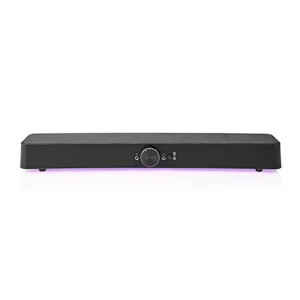 Nedis, Stereo Soundbar 2.0 USB Bluetooth mit LED für Gamer, Schwarz - Bild 1 von 5