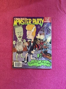 Vtg RARE Cracked Monster Party #28 Summer ‘95 MTV Beavis & Butthead Newstand Mag - Picture 1 of 24