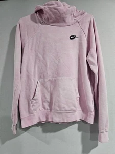 Nike Damen Fleece Trichterkragen Pullover Hoodie Rosa Größe S - Bild 1 von 6