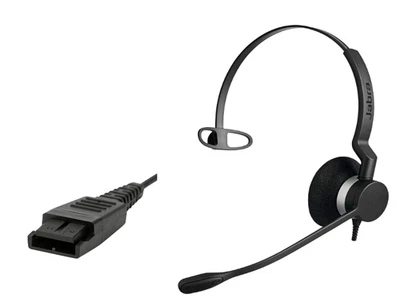 Headset JABRA Audio BIZ 2300 Mono Quick Disconnect Boom Microphone 2303-820-104 - Image 1 of 4