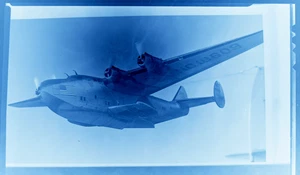 VINTAGE FOTO NEGATIV PAN AM BOEING 314 PACIFIC CLIPPER - Bild 1 von 4