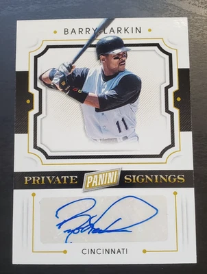 2019 Panini Father's Day Barry Larkin Private Signings Auto #BL Cincinnati Reds - Image 1 of 2