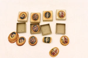 Lot Of Vintage HP Religious Stamps Stickers 4 Boxes Designs - Picture 1 of 11