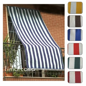 Tenda da Sole per Esterno in Tessuto Fasciato con Anelli - Foto 1 di 8