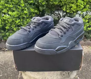 Air Jordan 4 RM GS Black Athletic Low Top Casual Shoes FQ7938-004 Youth Size 6.5 - Picture 1 of 10