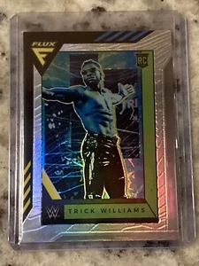 2022 Panini WWE Chronicles Flux Trick Williams Silver Rookie RC Card #345 - Picture 1 of 2