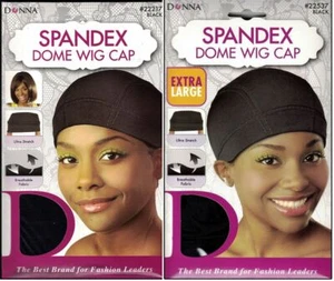 Donna U-Part Spandex Dome Wig Caps # 22217 | X-large 22537 Black - Picture 1 of 4