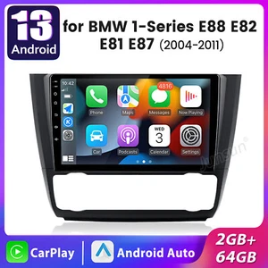 64GB Android 13 Autoradio Für BMW 1er E81 E82 E87 E88 Carplay GPS NAVI BT DAB+FM - Bild 1 von 10