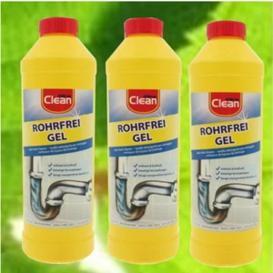 (4,25€/L) Clean Rohrfrei Gel Abflußfrei 3x1000ml . - Bild 1 von 1