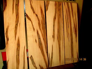 1/8", 1/4", 3/8", 1/2" AMBROSIA MAPLE THIN DIMENSIONAL LUMBER WOOD PACKAGES - Picture 1 of 20