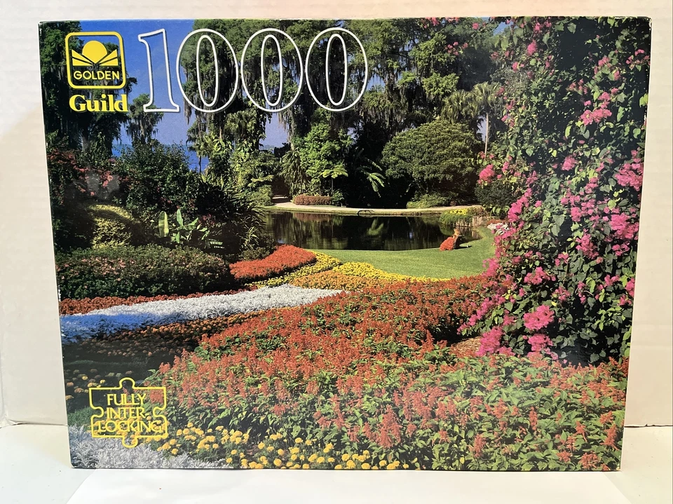 1000 PC Interlocking Jigsaw Puzzle Old Deerfield MA From Golden Guild