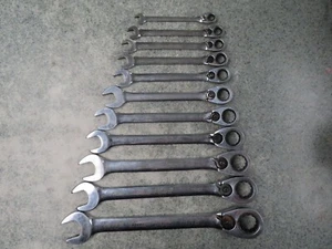Blue-Point BOER708 5/16" - 3/4" 11 pc 12-pt Box Ratchet Ratcheting Wrench Set - Picture 1 of 8