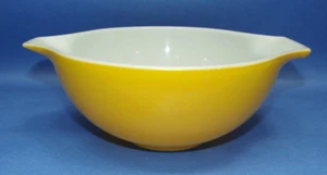 Ausgezeichnete seltenste gelbe Pyrex 443 Cinderella 2 1/2 Quart verschachtelte Rührschüssel 34 - Bild 1 von 5